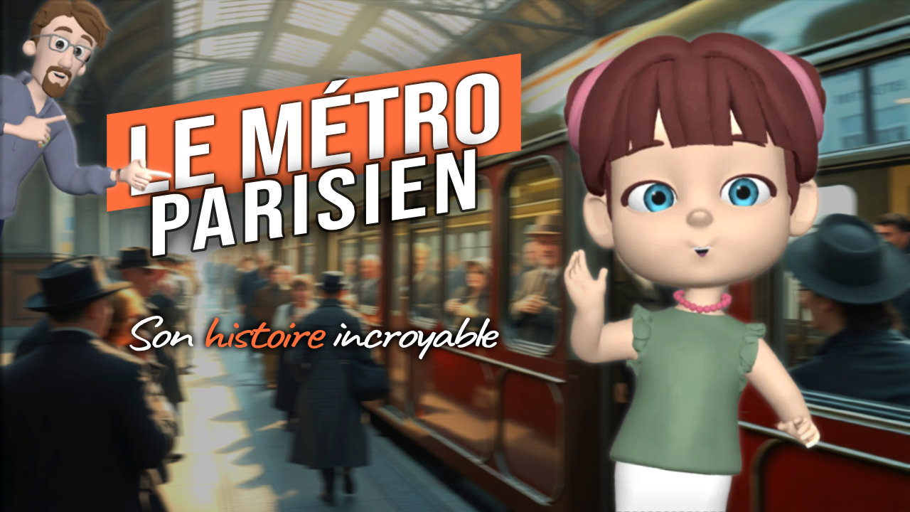 L'histoire du métro parisien racontée aux enfants sur la chaîne Les Curiozitos