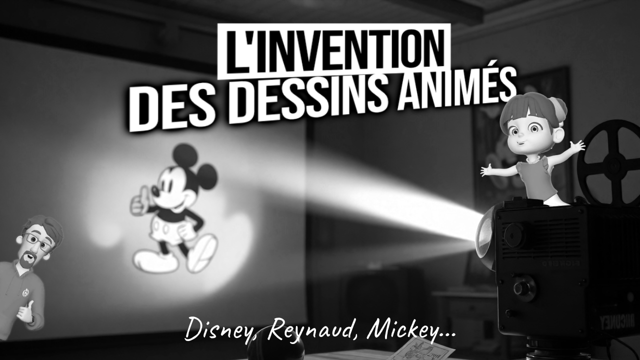 L'invention des dessins animés racontée aux enfants sur la chaîne Les Curiozitos